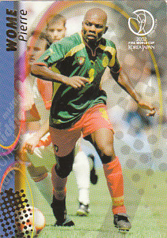 Pierre Wome Cameroon Panini World Cup 2002 #39